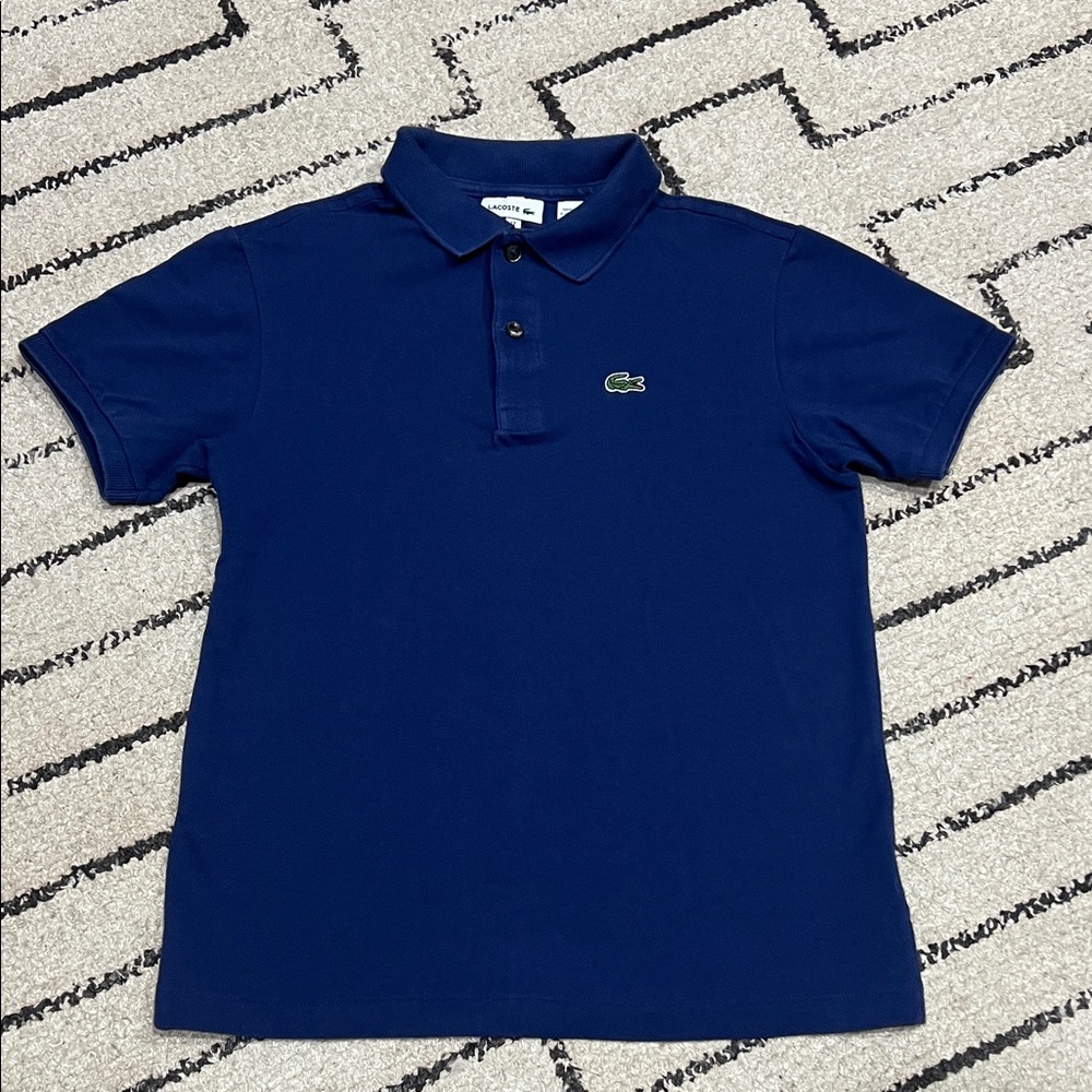 Lacoste Navy Blue Polo Shirt